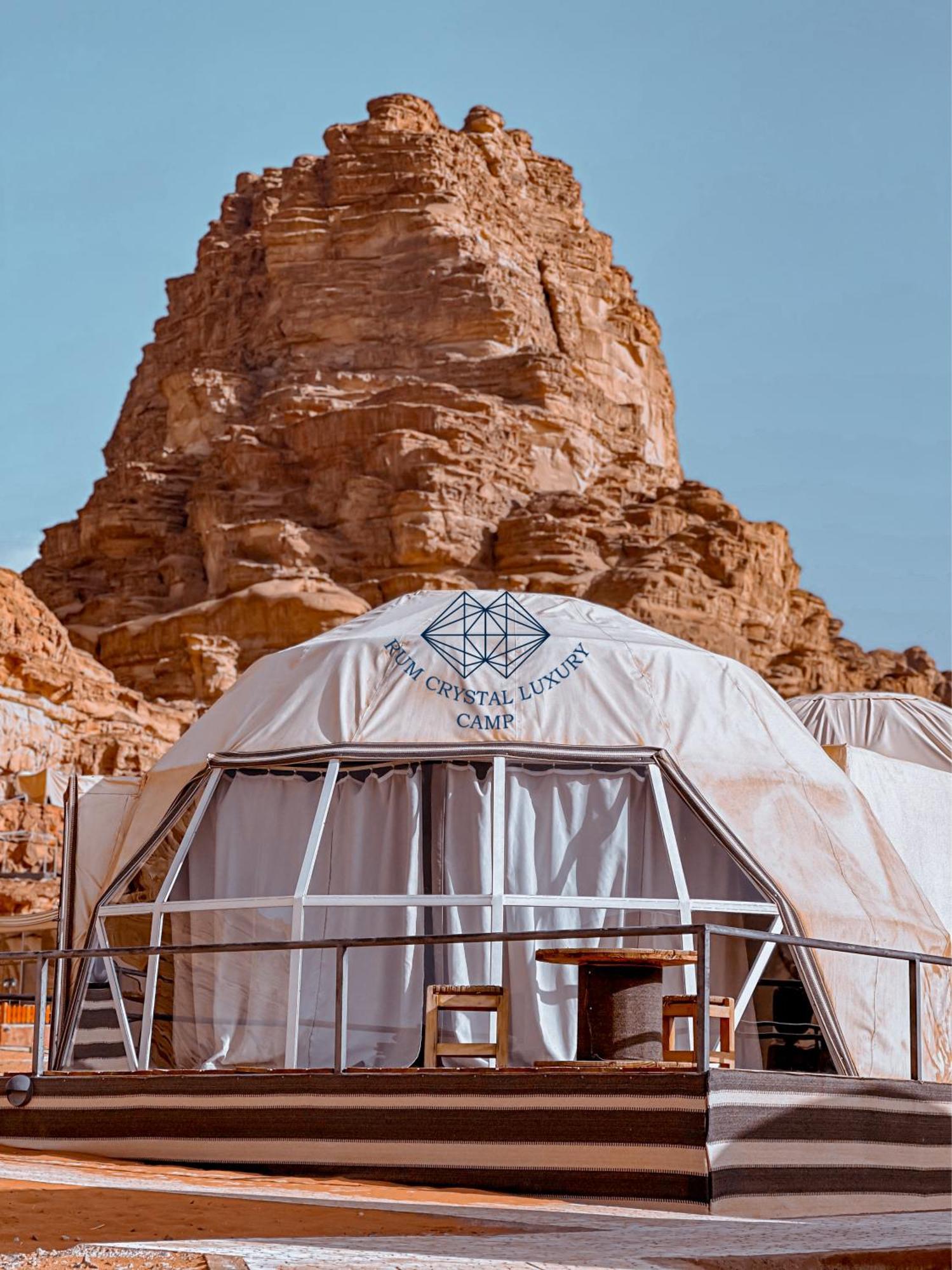 Rum Crystal Luxury Camp Вади Рум Екстериор снимка