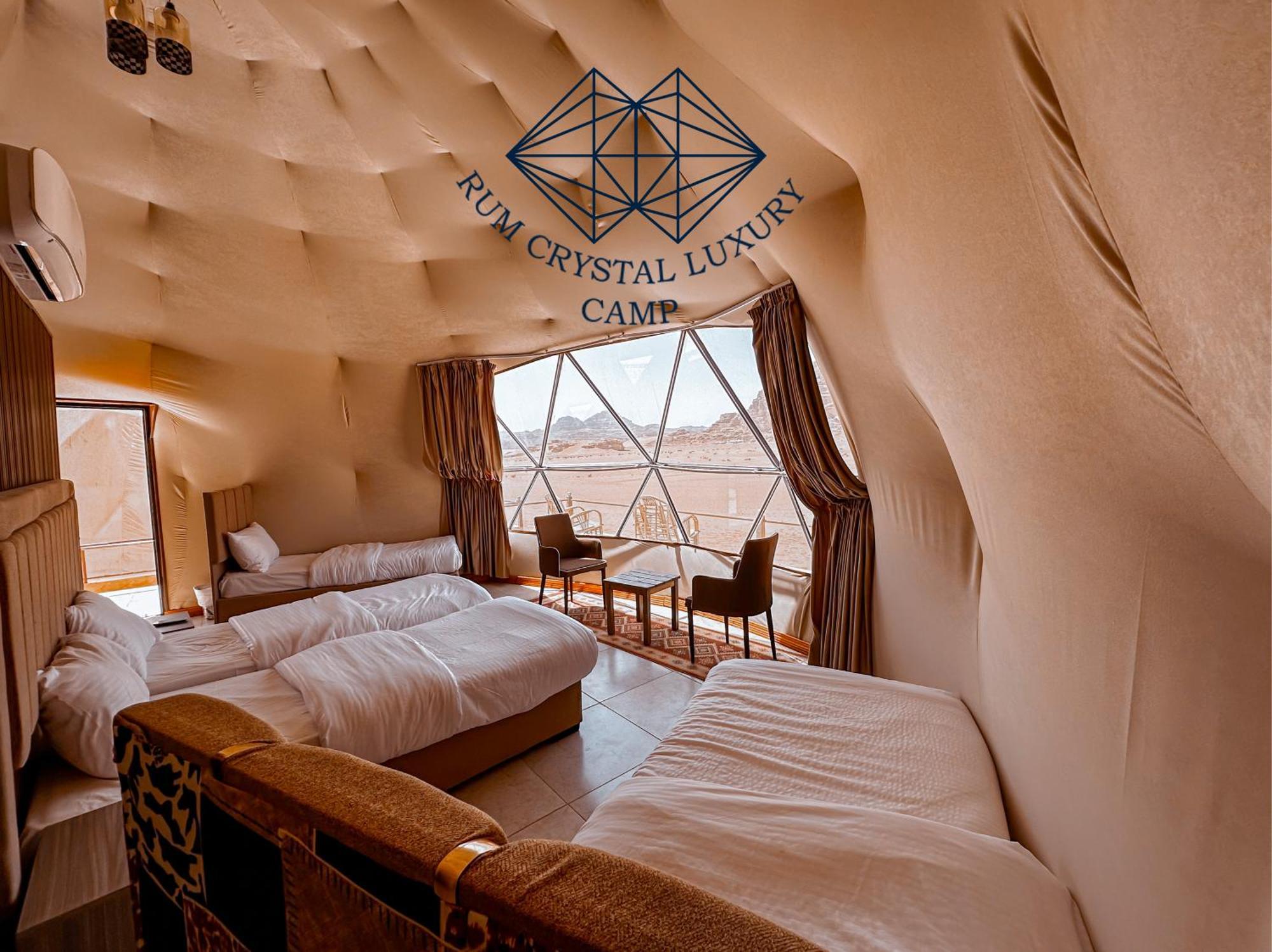 Rum Crystal Luxury Camp Вади Рум Екстериор снимка