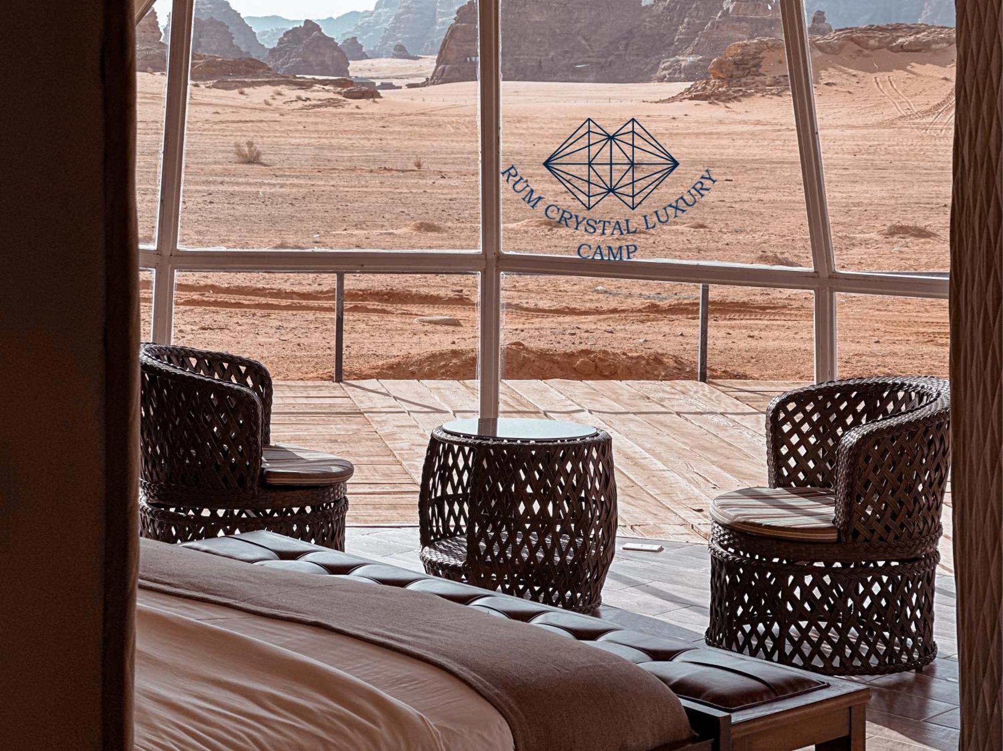 Rum Crystal Luxury Camp Вади Рум Екстериор снимка