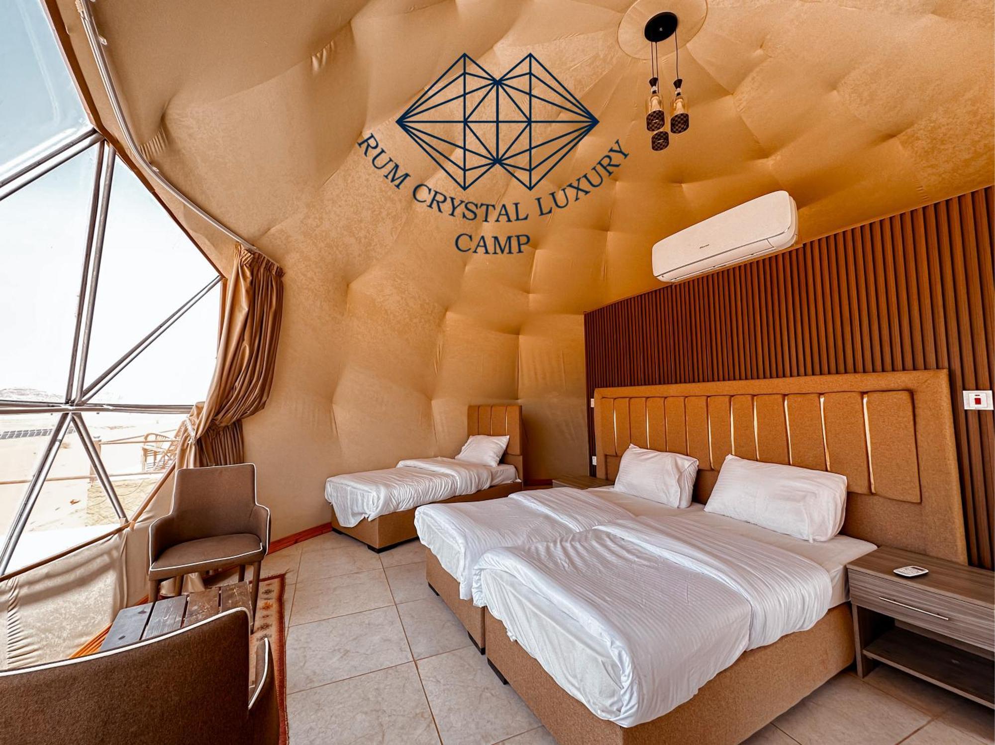 Rum Crystal Luxury Camp Вади Рум Екстериор снимка