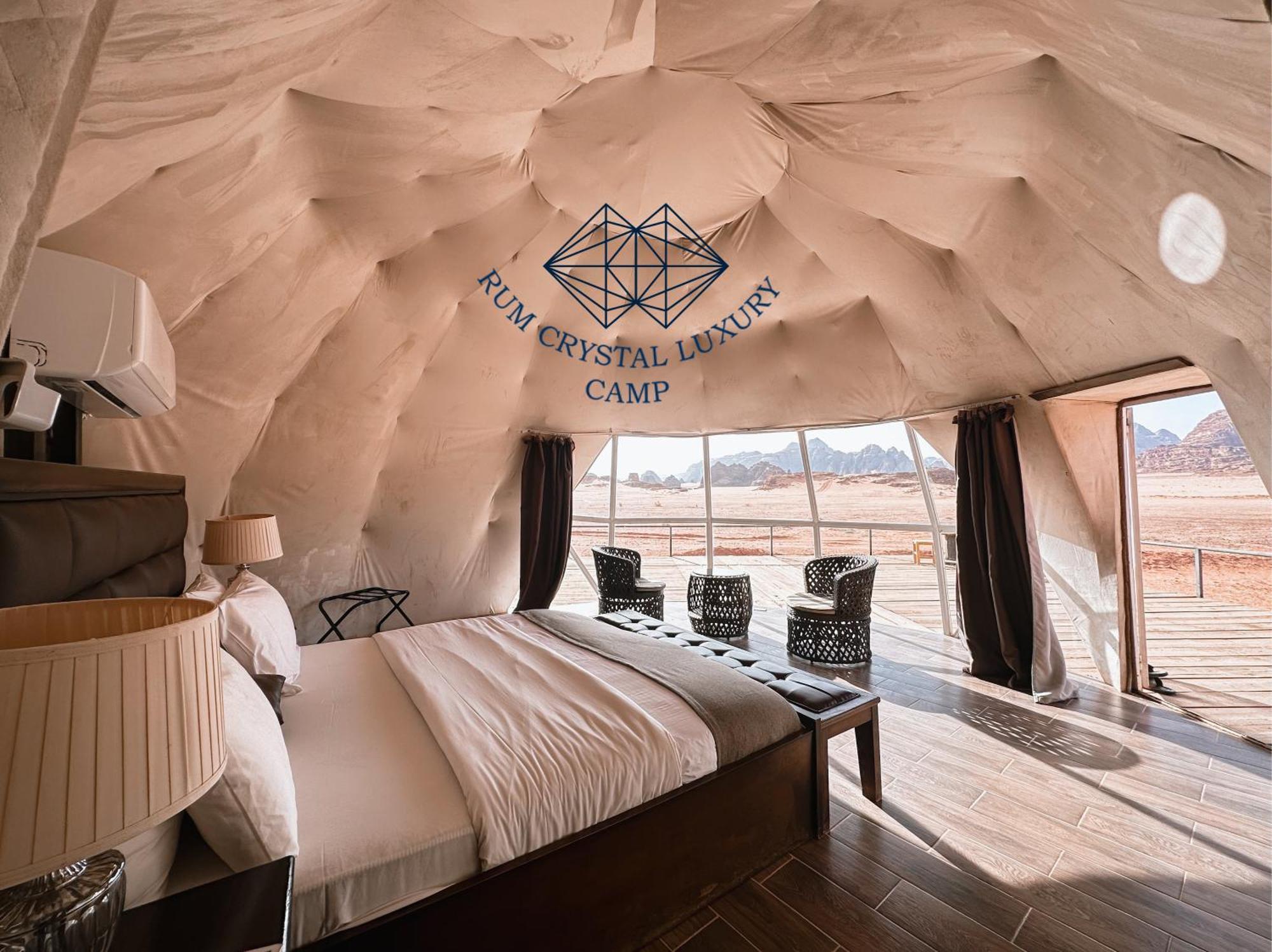 Rum Crystal Luxury Camp Вади Рум Екстериор снимка